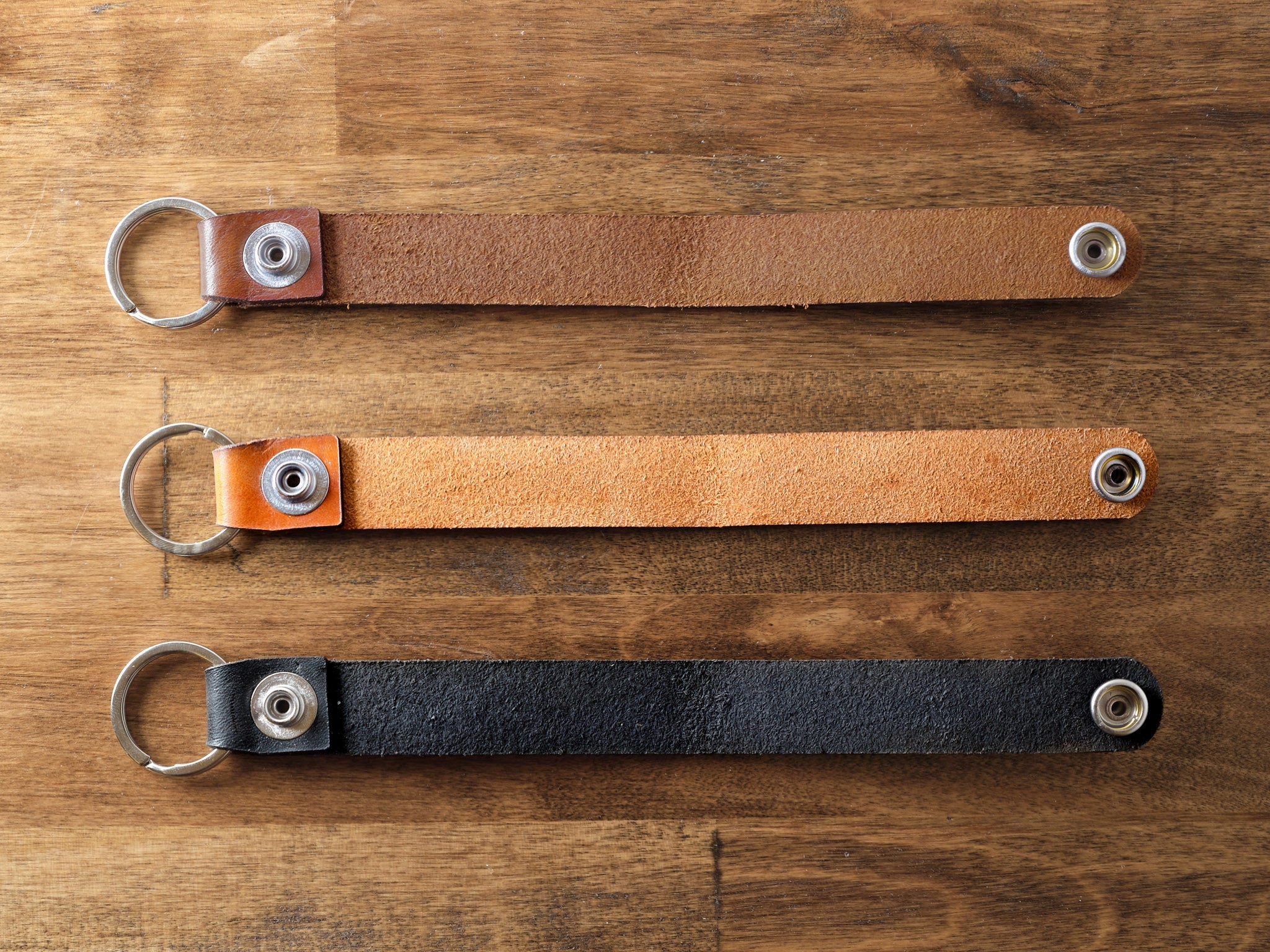 Personalized Leather Keychains Belt Loop