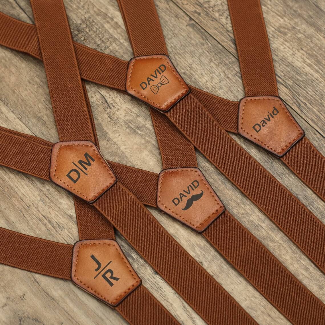 Men's Leather Suspenders