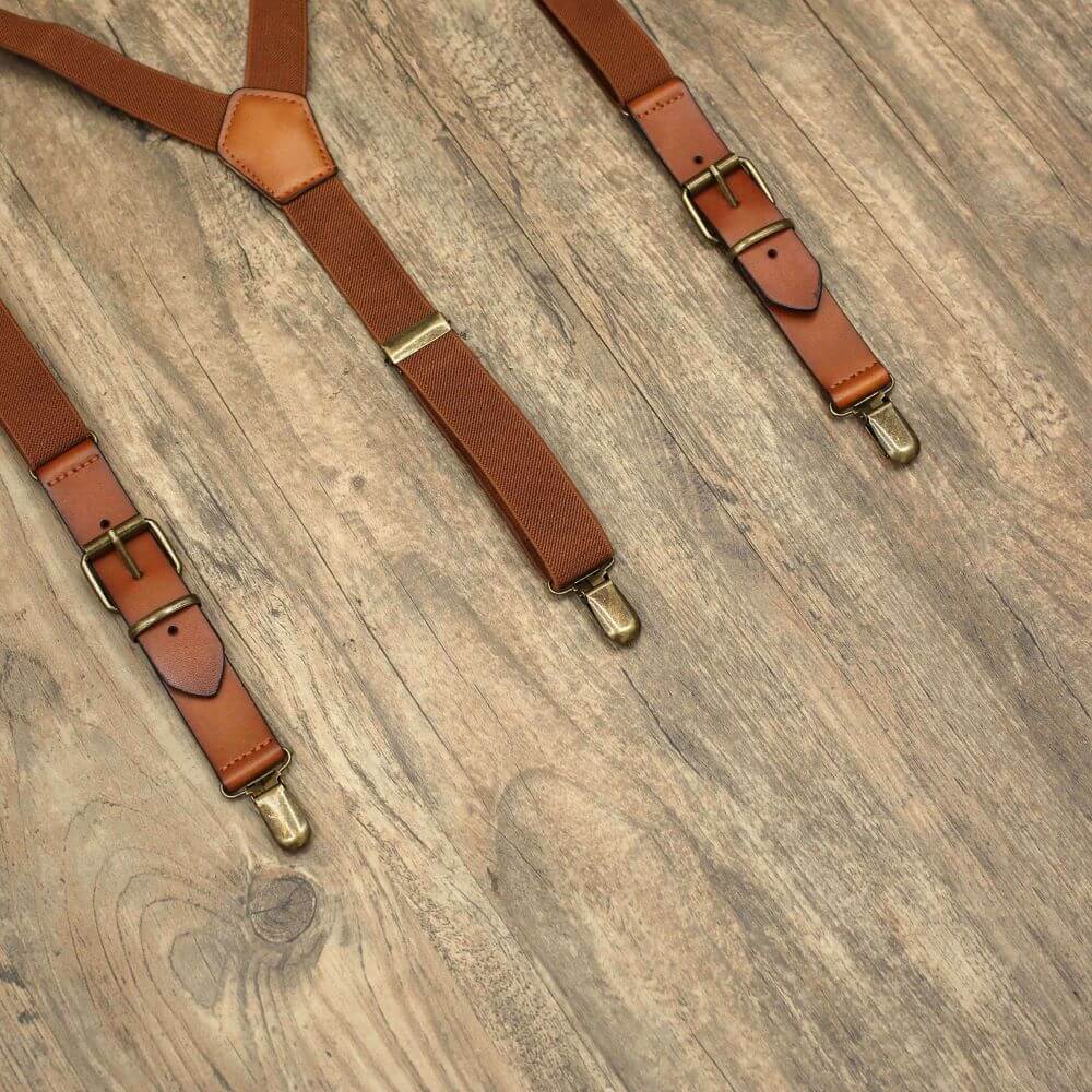 Men's Leather Suspenders