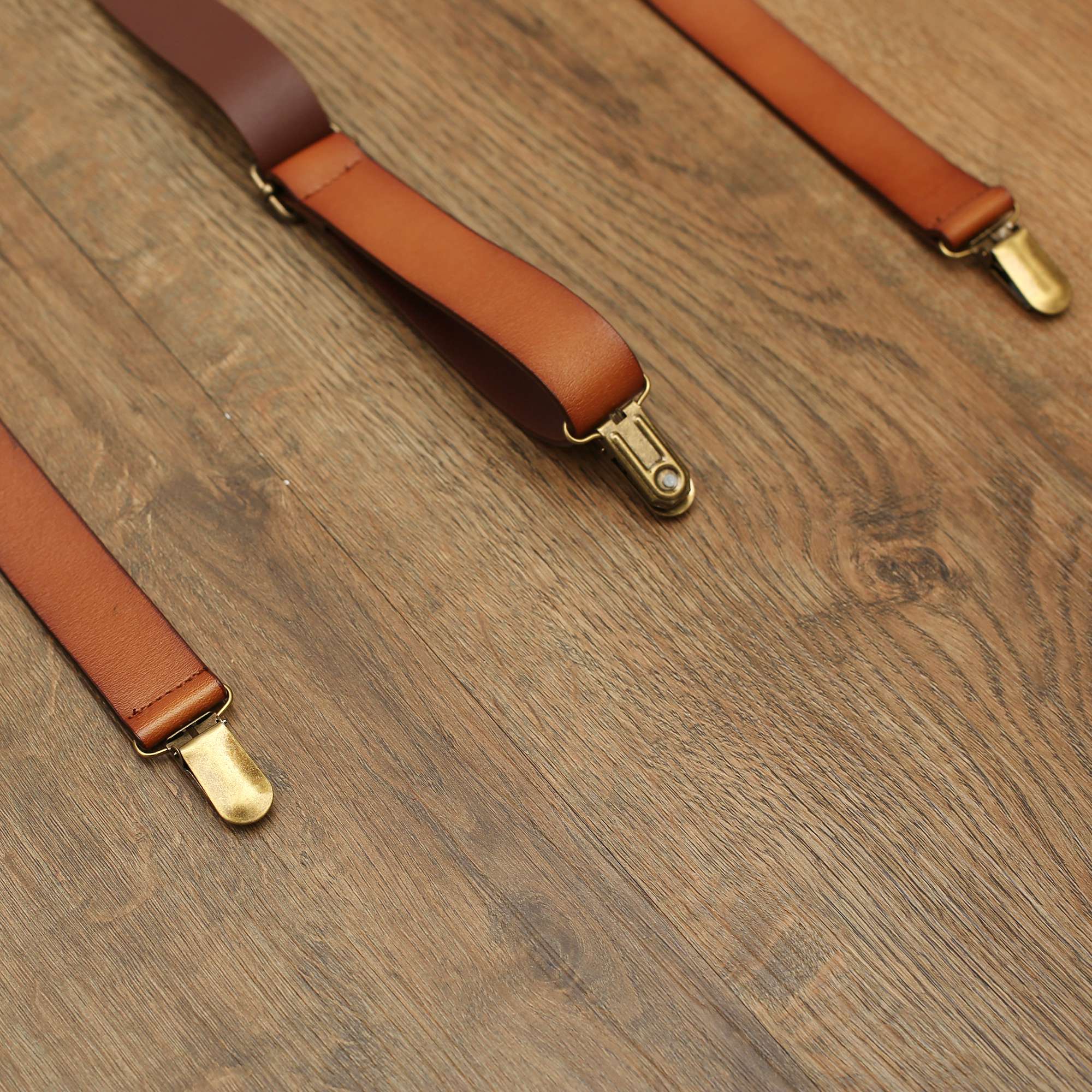 Personalized Groomsmen Suspenders Wedding Leather Suspenders Men's Suspenders K0194 - LISABAG