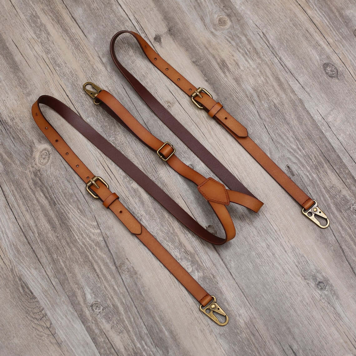 Groomsmen Leather Suspenders