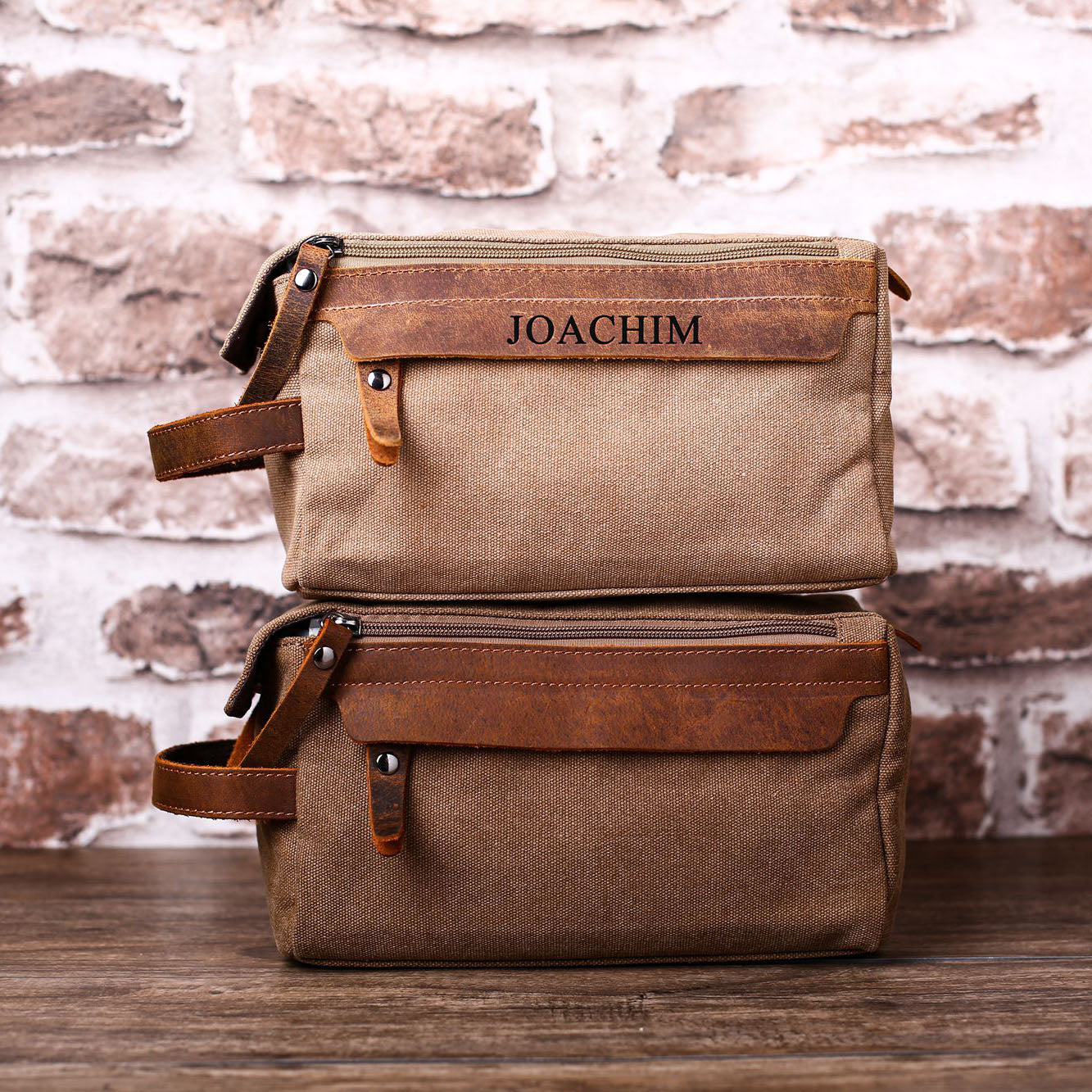 Best Man Toiletry Bag Groomsmen Gift Usher Gift Personalized Dopp Kit Groom Gift Father's Day Gift - NaturalLeatherShop